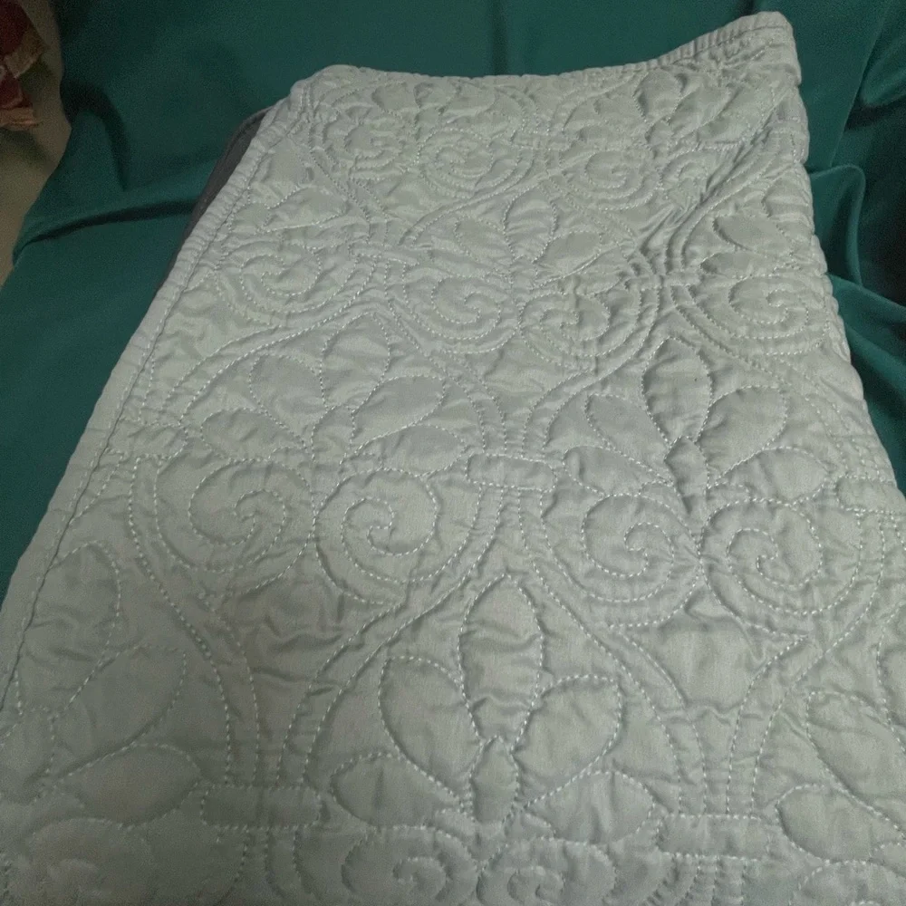 Bedspread Set Seafoam Green